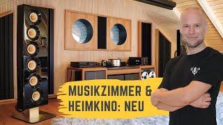 Mein neues Musikzimmer und Heimkino im Dachboden – Version 9.0 mit Merovinger Melo-Di Lautsprechern