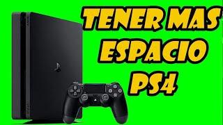 ¿Como tener mas ESPACIO en la PS4 en 2024? [FÁCIL y RÁPIDO] ️