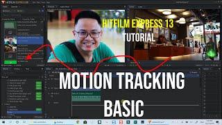 How to use MOTION TRACKING in Hitfilm Express 13 Free Video Editor