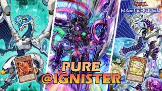 PURE @IGNISTER RANKED GAMEPLAY | NO MATHMECH ENGINE IN YUGIOH MASTER DUEL