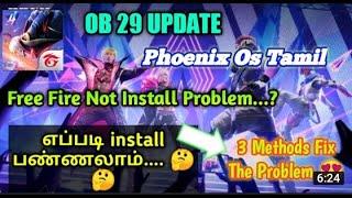 Freefire Not opening in Phoenix os Black screen Problem solution fix in Tamil || after ob29 update