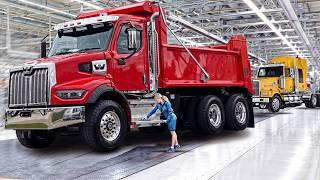 How they Build Gigantic American Trucks: Western Star Trucks Factory & FreightlinerManufacturing