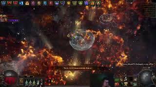 [POE 3.24] AFK in Uber Elder fight with beams and balls