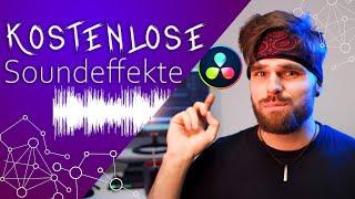 Kostenlose Soundeffekte für Davinci Resolve 16.2 - Royalty Free