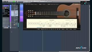 Ample Guitar Tab Panel Demonstration - Hotel California