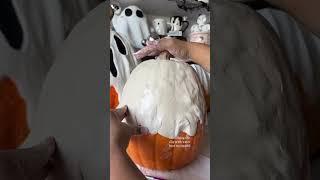 Ghost Pumpkin DIY #halloween