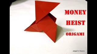 Money Heist Origami Bird | Money Heist| Paper Art | How to make origami bird | Step-by-Step Tutorial