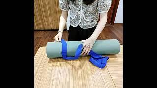 ZIFARI yoga mat carrier strap use insteed of yoga mat bag Yoga Tutorial Tamil