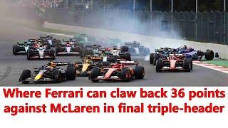 Track characteristics, car strengths and updates: Ferrari vs McLaren for F1 world championship dream