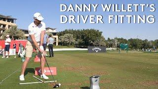 Danny Willett's full driver fitting with TopTracer