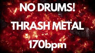 No Drums Thrash Metal Backing Track 170bpm