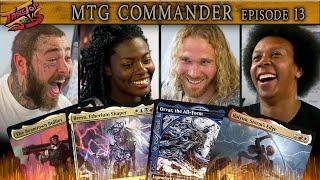 Commander Gameplay POST MALONE v CASSIUS MARSH v BlackGirlMage v Blackneto | MTG EP 13