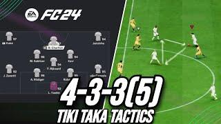 New OP Tiki Taka Tactics! Best 433(5) Custom Tactics EA FC 24