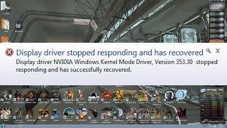 #2016 Nvidia "Display driver stopped responding" FIX!!