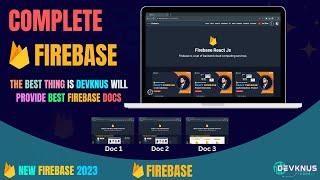 Complete Firebase with Reactjs Tutorial in Hindi 2023 | Firebase Tutorial for Beginners