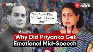 Priyanka Gandhi Defends Rajiv Gandhi At a Rally In Morena | Lok Sabha Election 2024