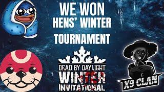 HOW WE WON HENS'S DBD WINTER TOURNAMENT! | Dead by Daylight Winter Invitational