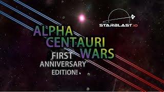 ALL OUT SPACE WAR!!! (100vs100vs100) [Starblast.io ACW Alpha Centauri Wars July 2018]