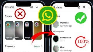 WhatsApp Yeni Durum Stilini Dikey Eski Stile Nasıl Değiştirirsiniz | WhatsApp Durum Güncellemesi