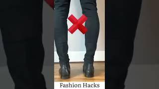 How to style boots with Jeans | #shorts | #fashionhack | #bootshack