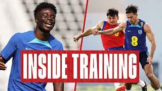 Grealish & Saka Link Up, Maguire’s Skills  & Intense Games In The Heat  | Inside Training