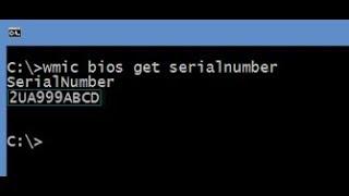 Find serial number in windows 10 with CMD | Universal Developer