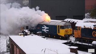 Flamin' 'GLORIOUS' 50033 cold start with flames | 28/12/2020