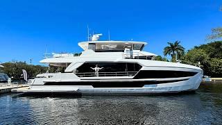 How is this a 75' Yacht???  Horizon FD75 Power Motor Yacht Tour