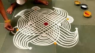 Easy padikolam designs| Simple muggulu designs| easy rangoli designs| Beginners kolam