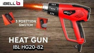 IBELL Heat Gun [HG20-82, 2000W ] Unboxing & Testing Video