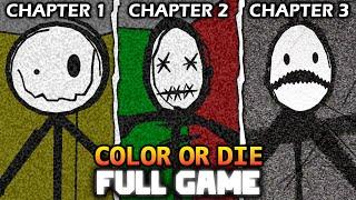 Color or Die : Chapter 1, 2, 3 - (Full Walkthrough + All Endings) - Roblox