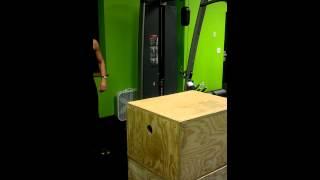 Stacked box Jump - Height = 38 inches