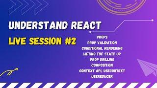 Understand React #2 | props | prop drilling | useContext | useReducer | composition