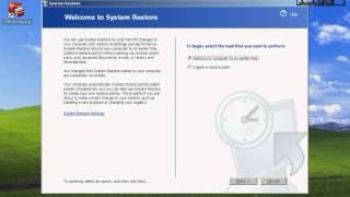 Create system restore point