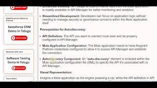 What is an api autodiscovery in MuleSoft 271