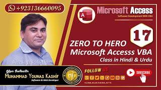 17. ZERO TO HERO 2024 - Master VBA in MS Access in 30 Days!