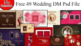 49 DM Free  Wedding Album Design PSD Templates for Download  New PSD file #freepsd #weddingpsd