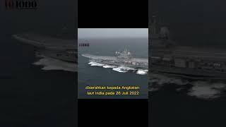 KAPAL INDUK TERBARU INDIA/LADUSING INS VIKRANT #short #shortvideo #shortfund #india #insvikrant