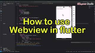 How to use WebView in Flutter 2024