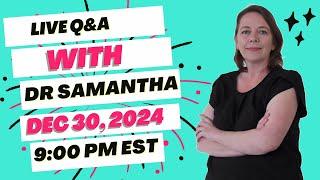 Live Pregnancy Q&A | Dr. Samantha Answers Your Live Questions and Questions from Comments! 12/30/24