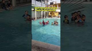 Wow ternyata begini Rayi udah lama enggak berenang sama teman sekolah #shortvideo #berenang #sekolah