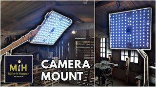 How to make an ARTICULATED CAMERA MOUNT - using PALLET WOOD