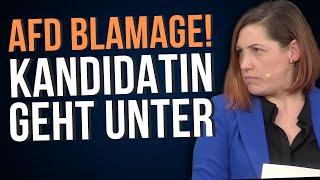 Live Demütigung: AfD-Kandidatin in Ingolstadt geht komplett baden!