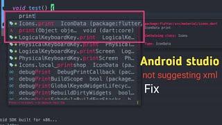 Code completion not working in Android Studio  Code suggestion not working in android studio