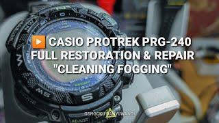 TUTORIAL : Full Restoration Casio Protrek PRG-240 | Restoring & Repair module 3246 PROTREK PRG 240