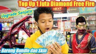 TOP UP DIAMOND FF 1 JUTA LANGSUNG BORONG BUNDLE DAN SKIN