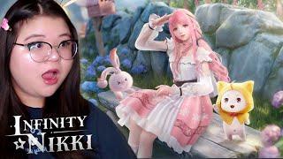 This is a DRESS-UP Game!? | Infinity Nikki Gameplay Trailer Reaction