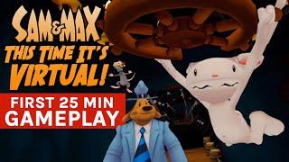 Sam & Max: This Time It's Virtual! - First 25 Minutes Quest 2 Gameplay!