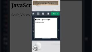 𝐉𝐚𝐯𝐚𝐒𝐜𝐫𝐢𝐩𝐭 𝐀𝐫𝐫𝐚𝐲𝐬| #javascript #datatypes #array #html #css #script #design #tag @Educationslearning