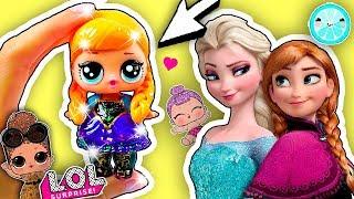 DIY ANNA FROZEN LOL Surprise Dolls CUSTOM | Disney Doll Toy Tutorial